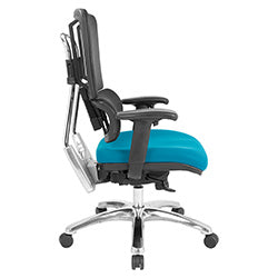 Vertical Black Mesh Back Chair